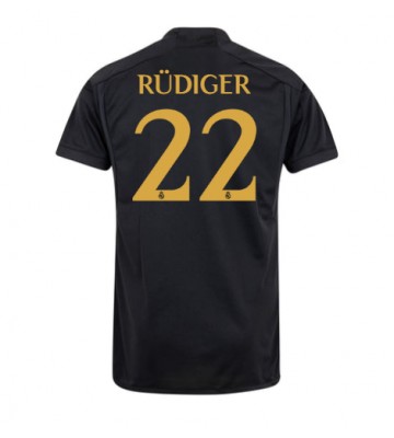 Real Madrid Antonio Rudiger #22 Replica Third Stadium Shirt 2023-24 Short Sleeve